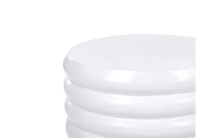 Fredrickson Sidebord 33 cm - Hvit/Svart - Møbler - Bord - Avlastningsbord & sidobord - Lampebord & sidebord