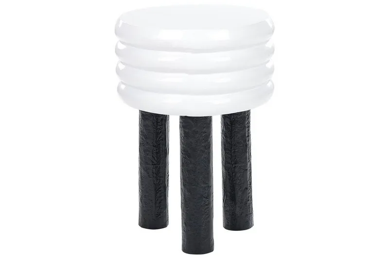 Fredrickson Sidebord 33 cm, Hvit/Svart