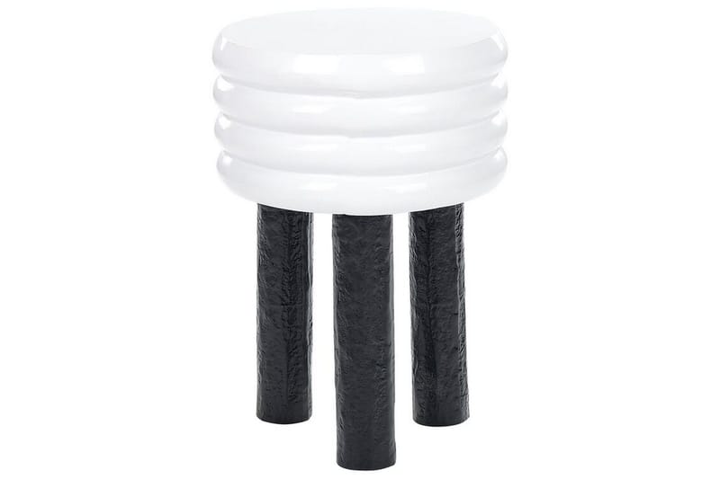 Fredrickson Sidebord 33 cm, Hvit/Svart