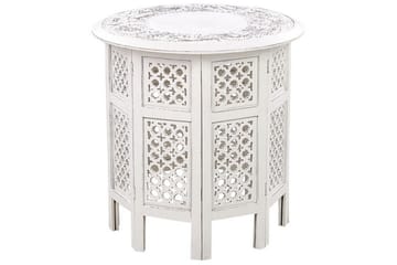 Freya Sidebord 53 cm - Hvit - Møbler - Bord - Avlastningsbord & sidobord - Lampebord & sidebord