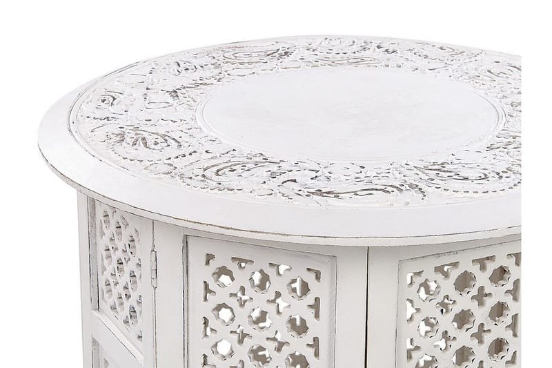 Freya Sidebord 53 cm - Hvit - Møbler - Bord - Avlastningsbord & sidobord - Lampebord & sidebord