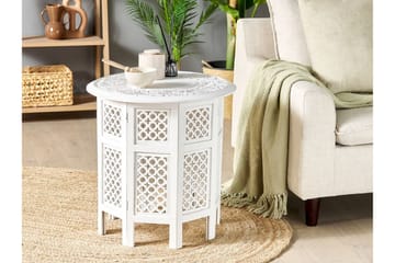 Freya Sidebord 53 cm - Hvit - Møbler - Bord - Avlastningsbord & sidobord - Lampebord & sidebord