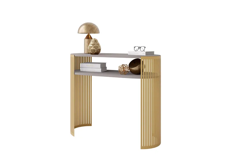 Friend Konsollbord 100 cm, Gull/Beige