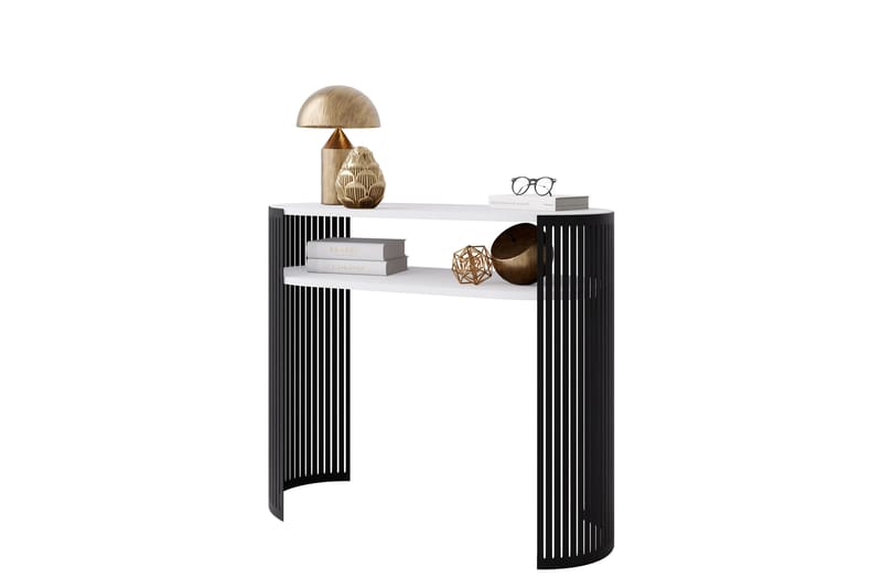 Friend Konsollbord 100 cm, Hvit/Svart