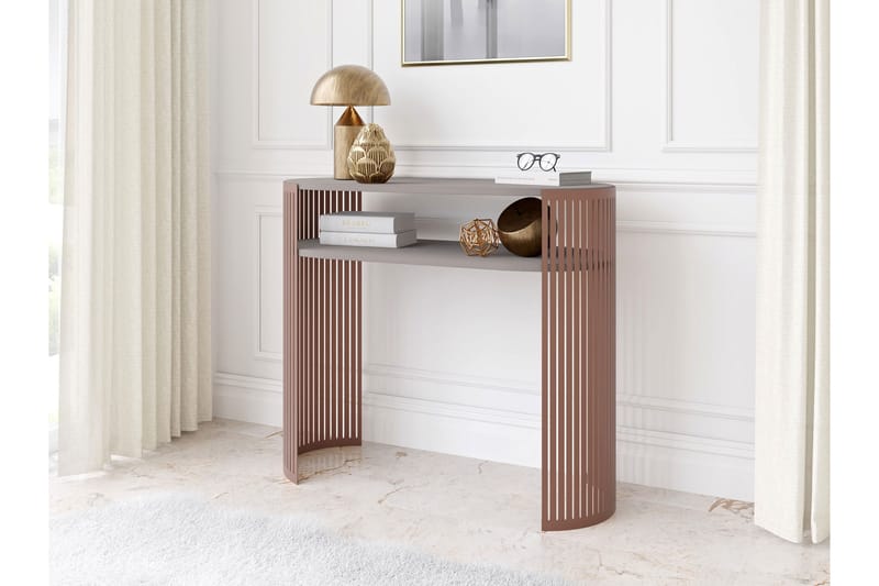 Friend Konsollbord 100 cm - Rosa/Grå - Møbler - Bord - Avlastningsbord & sidobord - Konsollbord & gangbord