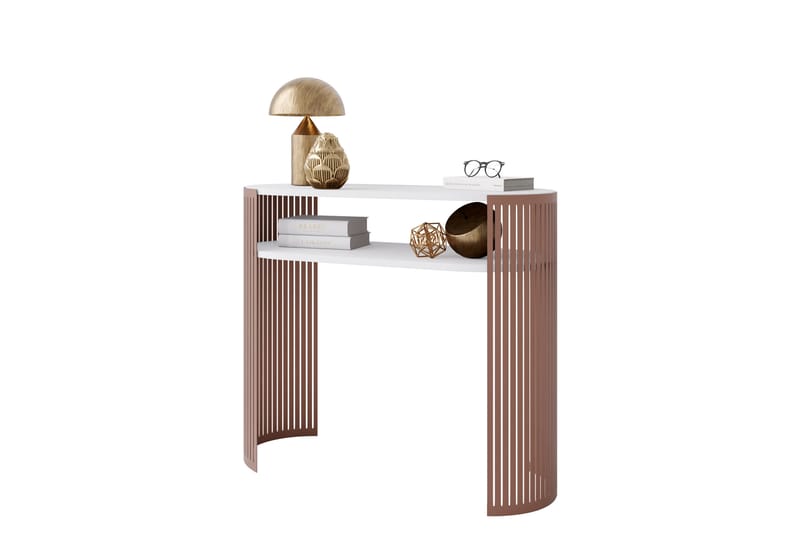 Friend Konsollbord 100 cm - Rosa/Hvit - Møbler - Bord - Avlastningsbord & sidobord - Konsollbord & gangbord