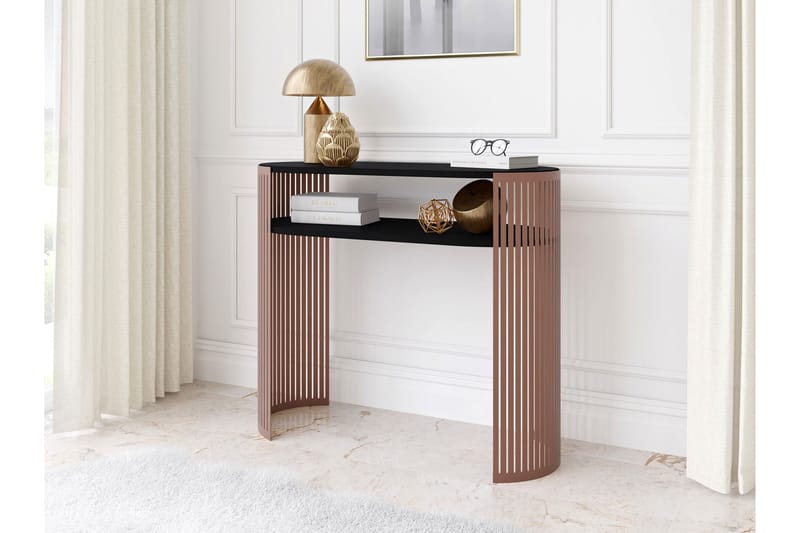Friend Konsollbord 100 cm - Rosa/Svart - Møbler - Bord - Avlastningsbord & sidobord - Konsollbord & gangbord