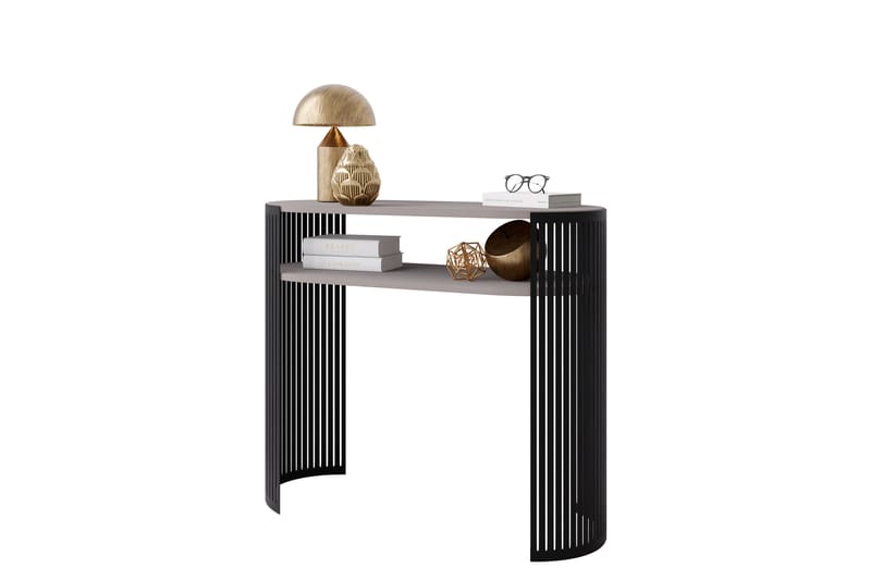 Friend Konsollbord 100 cm - Svart/Beige - Møbler - Bord - Avlastningsbord & sidobord - Konsollbord & gangbord