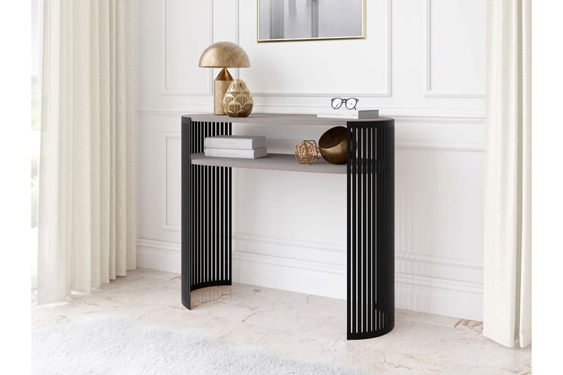 Friend Konsollbord 100 cm - Svart/Beige - Møbler - Bord - Avlastningsbord & sidobord - Konsollbord & gangbord