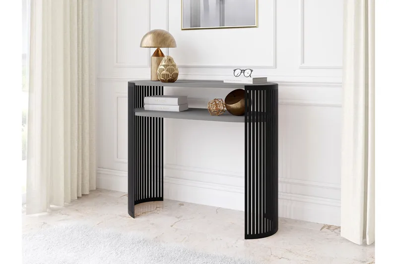 Friend Konsollbord 100 cm - Svart/Grå - Møbler - Bord - Avlastningsbord & sidobord - Konsollbord & gangbord