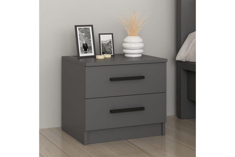 Fruitland Nattbord 50 cm - Antrasitt - Møbler - Bord - Avlastningsbord & sidobord - Sengebord & nattbord