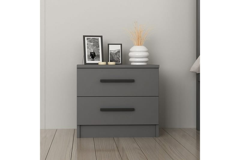Fruitland Nattbord 50 cm - Antrasitt - Møbler - Bord - Avlastningsbord & sidobord - Sengebord & nattbord