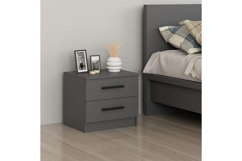 Fruitland Nattbord 50 cm - Antrasitt - Møbler - Bord - Avlastningsbord & sidobord - Sengebord & nattbord