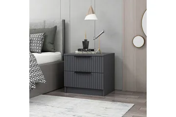 Fruitland Nattbord 50 cm - Antrasitt - Møbler - Bord - Avlastningsbord & sidobord - Sengebord & nattbord