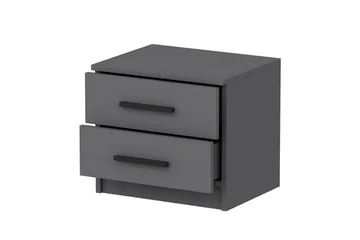 Fruitland Nattbord 50 cm - Antrasitt - Møbler - Bord - Avlastningsbord & sidobord - Sengebord & nattbord