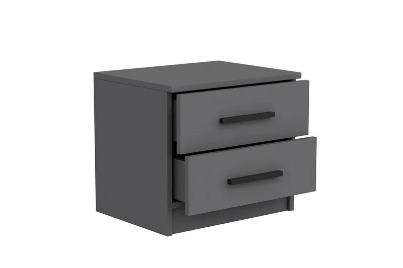 Fruitland Nattbord 50 cm - Antrasitt - Møbler - Bord - Avlastningsbord & sidobord - Sengebord & nattbord