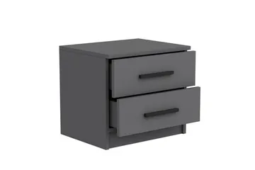 Fruitland Nattbord 50 cm - Antrasitt - Møbler - Bord - Avlastningsbord & sidobord - Sengebord & nattbord