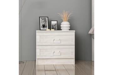 Fruitland Nattbord 54 cm - Hvit - Møbler - Bord - Avlastningsbord & sidobord - Sengebord & nattbord