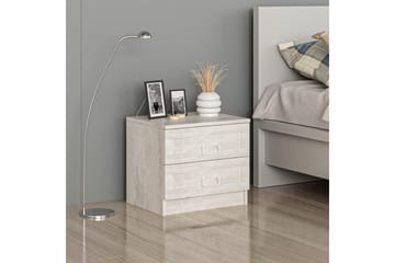 Fruitland Nattbord 54 cm - Hvit - Møbler - Bord - Avlastningsbord & sidobord - Sengebord & nattbord