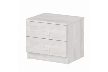 Fruitland Nattbord 54 cm - Hvit - Møbler - Bord - Avlastningsbord & sidobord - Sengebord & nattbord