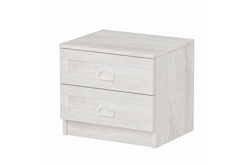 Fruitland Nattbord 54 cm - Hvit - Møbler - Bord - Avlastningsbord & sidobord - Sengebord & nattbord