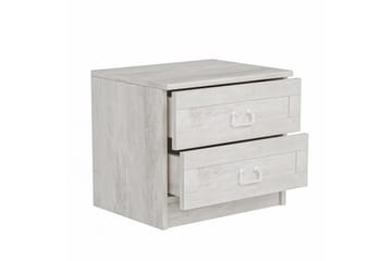 Fruitland Nattbord 54 cm - Hvit - Møbler - Bord - Avlastningsbord & sidobord - Sengebord & nattbord