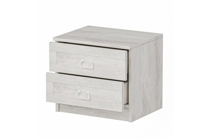 Fruitland Nattbord 54 cm - Hvit - Møbler - Bord - Avlastningsbord & sidobord - Sengebord & nattbord