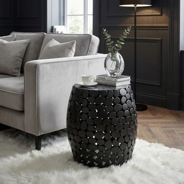 Galara sidebord 40 cm - Svart med grå og hvite marmornyanser - Møbler - Bord - Avlastningsbord & sidobord - Brettbord og småbord