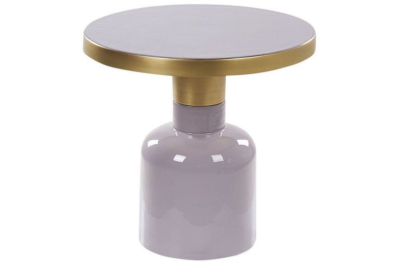 Garret Sidebord 45 cm, Fiolett/Messing