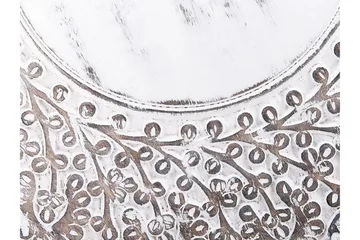 Garry Sidebord 44 cm - Hvit/Grå/Lyst tre - Møbler - Bord - Avlastningsbord & sidobord - Lampebord & sidebord