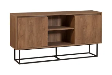 Gawlow Console Sidebord 140 cm - Mørkebrun/Svart - Møbler - Bord - Avlastningsbord & sidobord - Konsollbord & gangbord