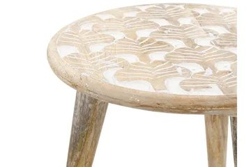 Gazelle Settbord 46 cm - Lyst tre/Hvit - Møbler - Bord - Avlastningsbord & sidobord - Settbord