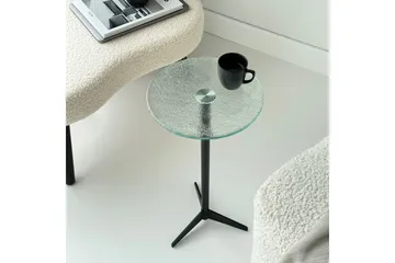 Giada Sidebord 25 cm - Transparent/Svart - Møbler - Bord - Avlastningsbord & sidobord - Brettbord og småbord