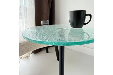 Giada Sidebord 25 cm - Transparent/Svart - Møbler - Bord - Avlastningsbord & sidobord - Brettbord og småbord