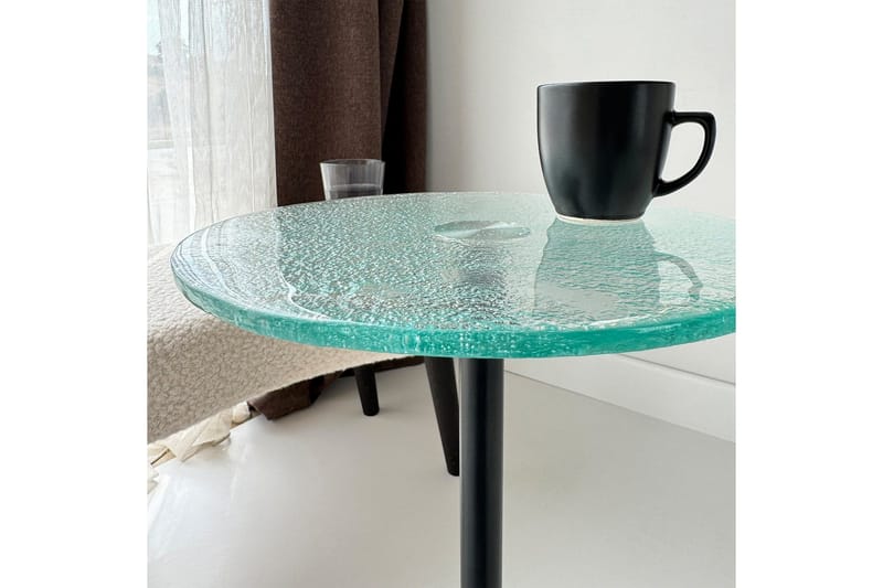 Giada Sidebord 25 cm - Transparent/Svart - Møbler - Bord - Avlastningsbord & sidobord - Brettbord og småbord