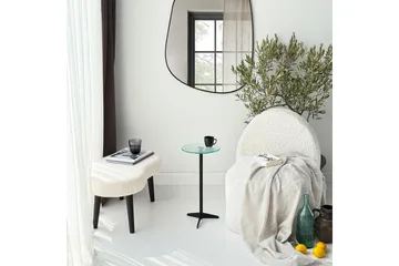 Giada Sidebord 25 cm - Transparent/Svart - Møbler - Bord - Avlastningsbord & sidobord - Brettbord og småbord