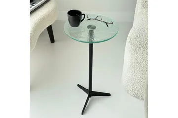 Giada Sidebord 25 cm - Transparent/Svart - Møbler - Bord - Avlastningsbord & sidobord - Brettbord og småbord