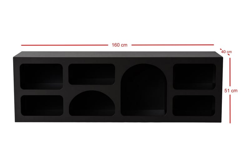 Giana Konsollbord 160 cm - Svart - Møbler - Bord - Avlastningsbord & sidobord - Konsollbord & gangbord