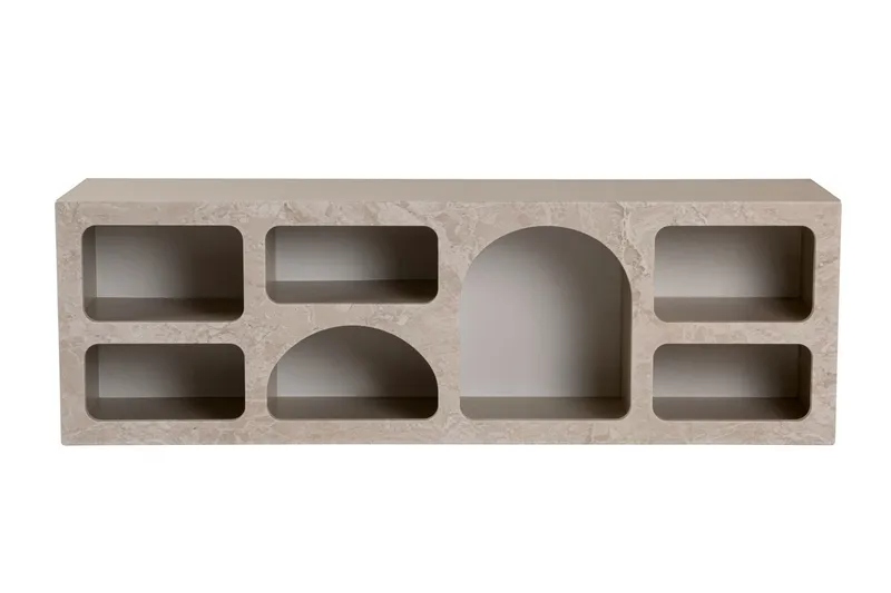 Giana Konsollbord 160 cm - Travertin/Sandstein - Oppbevaring - Oppbevaringsmøbler - Sideboard & skjenk