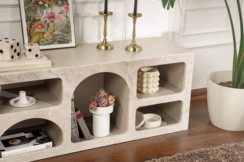 Giana Konsollbord 160 cm - Travertin/Sandstein - Møbler - Bord - Avlastningsbord & sidobord - Konsollbord & gangbord