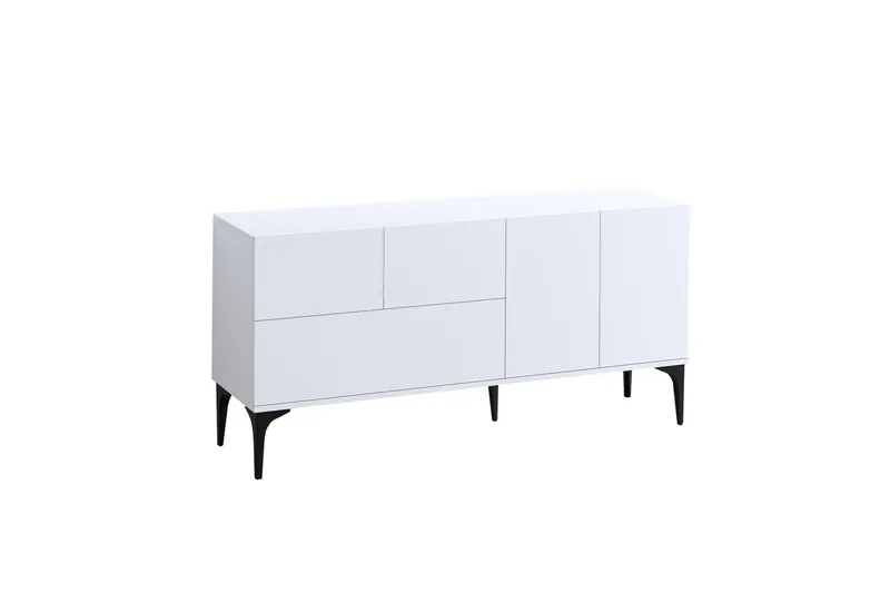 Glise Konsollbord 150 cm - Svart/Hvit - Oppbevaring - Oppbevaringsmøbler - Sideboard & skjenk