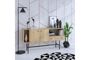 Grayce Konsollbord 150 cm - Eik/Sort - Møbler - Bord - Avlastningsbord & sidobord - Konsollbord & gangbord