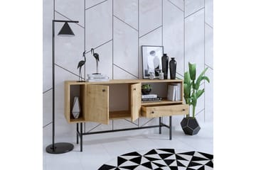 Grayce Konsollbord 150 cm - Eik/Sort - Møbler - Bord - Avlastningsbord & sidobord - Konsollbord & gangbord