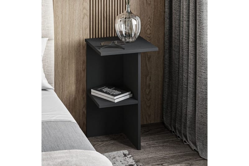 Gwyneth Nattbord 36 cm - Antrasitt - Møbler - Bord - Avlastningsbord & sidobord - Sengebord & nattbord