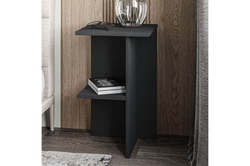 Gwyneth Nattbord 36 cm - Antrasitt - Møbler - Bord - Avlastningsbord & sidobord - Sengebord & nattbord