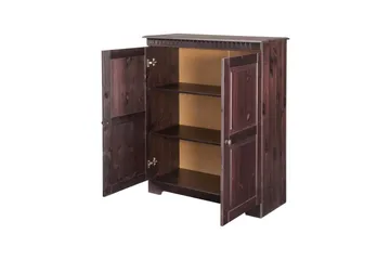 Høyskap Cubrix Lakk - Havana/Lakk - Oppbevaring - Skap - Oppbevaringsskap