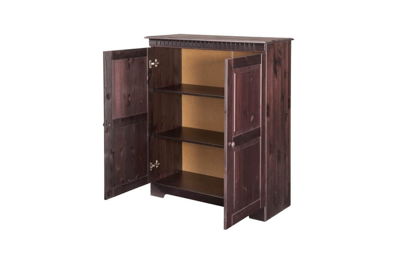 Høyskap Cubrix Lakk - Havana/Lakk - Oppbevaring - Skap - Oppbevaringsskap