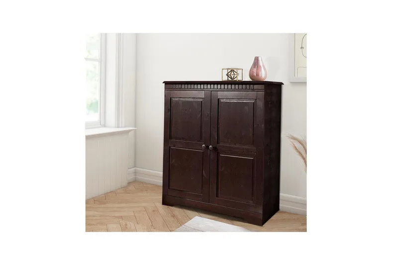 Høyskap Cubrix Lakk - Havana/Lakk - Oppbevaring - Skap - Oppbevaringsskap