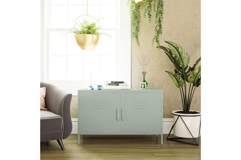 Høyskap Mission District 100x40x64 cm, Lysegrønn - 100x40x64 cm, Lysegrønn - Møbler - Bord - Avlastningsbord & sidobord - Konsollbord & gangbord