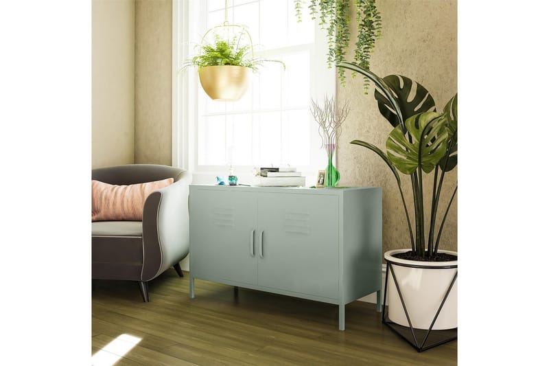 Høyskap Mission District 100x40x64 cm, Lysegrønn - 100x40x64 cm, Lysegrønn - Møbler - Bord - Avlastningsbord & sidobord - Konsollbord & gangbord